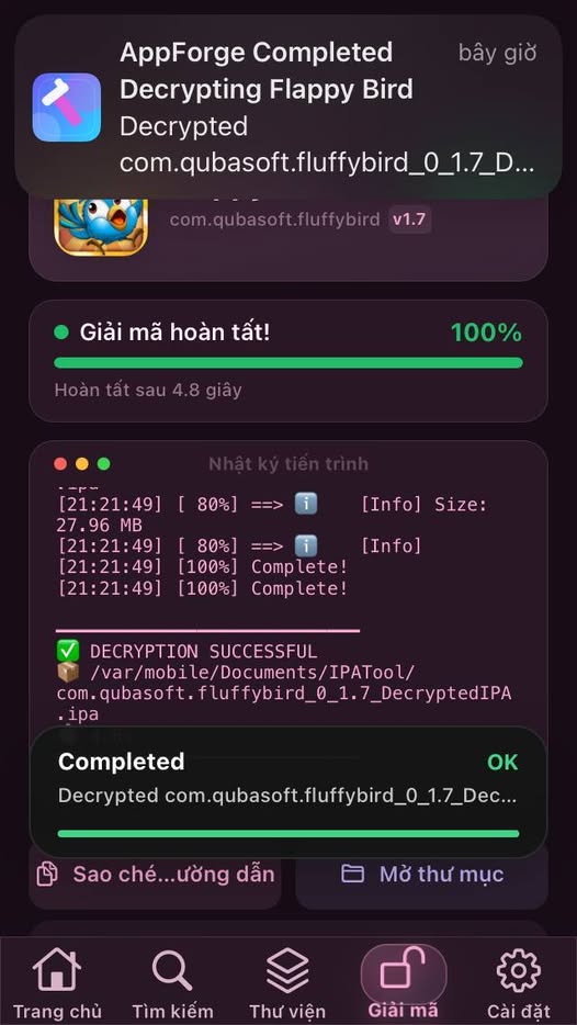 AppForge Decrypt Process